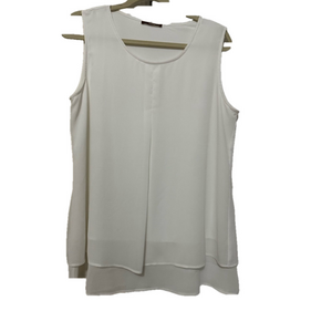 Gaharu Fully Lined Layered Sleeveless Tunic Tank